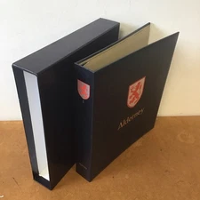 Stanley Gibbons Davo Album Alderney With Slipcase No Leaves