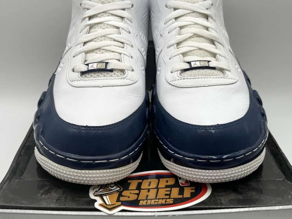 Nike Air Jordan Fusion 9 LS Midnight Navy 2009 Talla 12 Auténtico Entrenador Usado  Foto 3 de 4