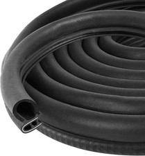 30Ft Car Door Rubber Edge Trim Seal Strip Gasket with Side Bulb for Car Bus Camp