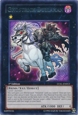 YuGiOh Ghostrick Dullahan LVAL-IT053 Rare Italienisch Excellent unl.