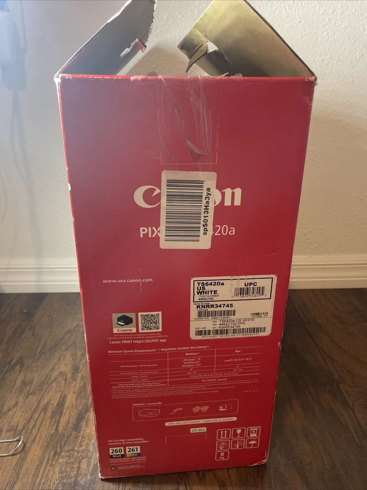 Canon PIXMA TS6420a Wireless Color All-in-One Inkjet Printer (4462C102) TS6420A - Image 4 of 4