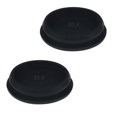 Tugermoola 2PCS 2inch Rubber Hole Plugs Black Silicone Plug for Round Holes F...