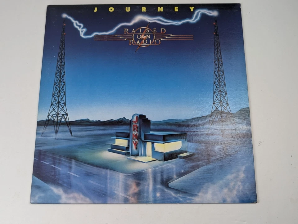 Journey Raised on Radio Vinyl LP Original 1986 First Pressing OG Rock Album - Image 2 of 4