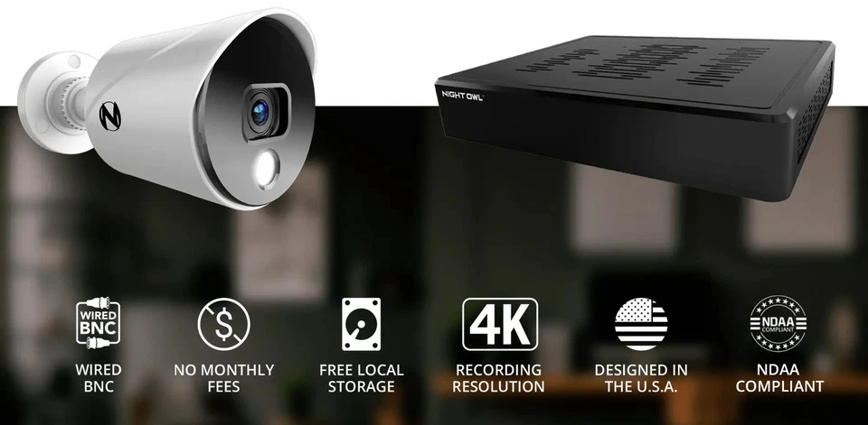 Night Owl 4k UHD Wired Security System - Image 4 of 4