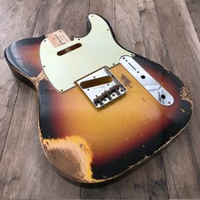FRANCHIN Mars guitar body Heavy Relic Aged 3-Color Sunburst Nitro SS T-Style