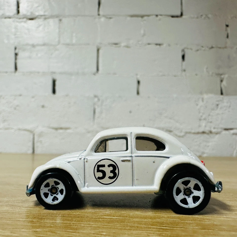 Herbie VW Volkswagen Classic Beetle Bug Gumball 53 2014 HW Taller Todas las Estrellas Foto 3 de 4