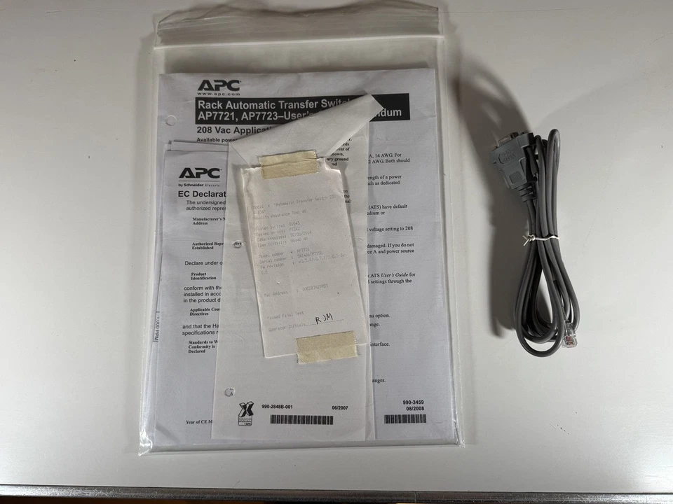 APC Automatic Transfer Switch PDU 12x C13 10A - AP7721 - Bild 4 von 4
