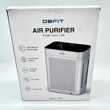 DBFIT Double Slided Filtration Low Noise Air Purifier Model AP300 - White
