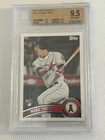 Topps 2011 Update Series Mike Trout Rookie BGS Graded Card #US175 Quad 9.5!