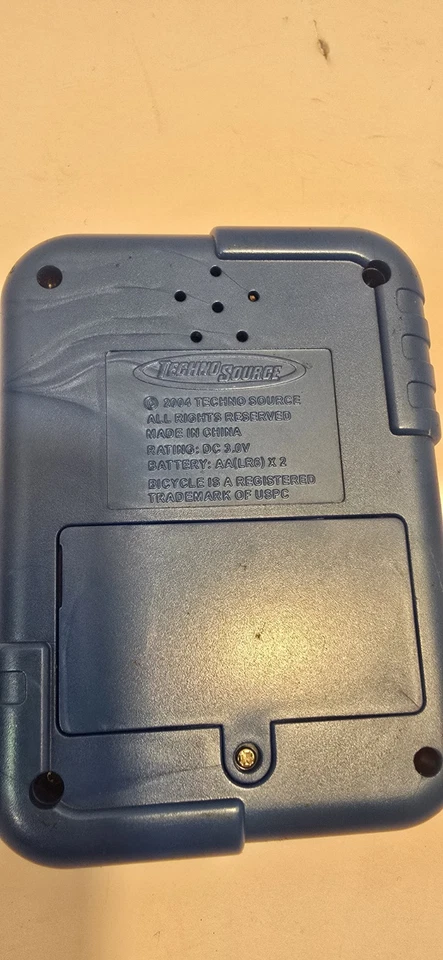 Jogo eletrônico de solitário de bicicleta portátil azul - Imagem 3 de 3