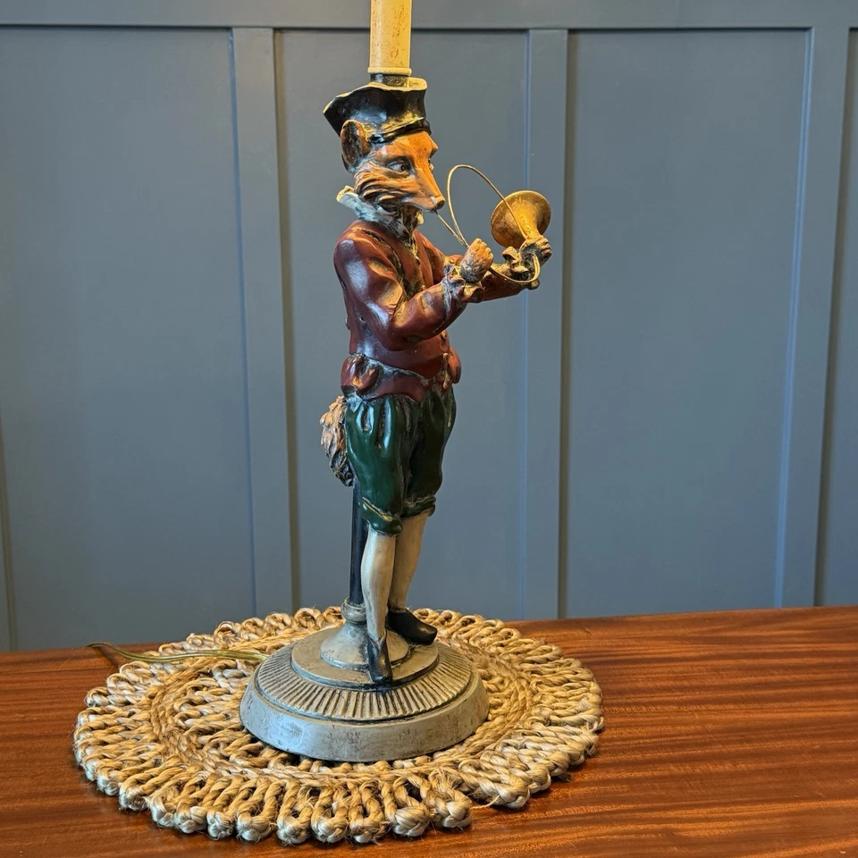 复古 Fox Huntsman 灯带灯罩 Ralph Lauren 人类学美学 31 英寸小屋 — 第 4/4 张图片