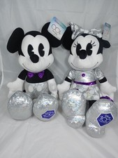 Disney 100 Years of Wonder Mickey  Minnie Mouse 17" Plush Doll Set 2023