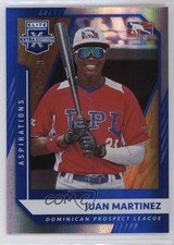 2021 Panini Elite Extra Edition Aspirations Blue 171/249 Juan Martinez #200 1g1o