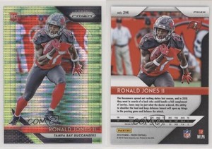 2018 Panini Prizm Rookie Neon Green Pulsar Prizm Ronald Jones II #214 Rookie RC