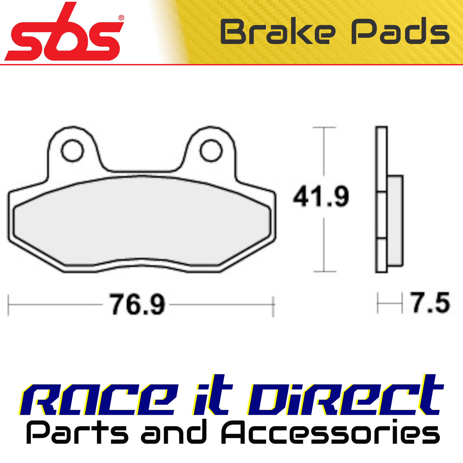 Brake Pads for BRIXTON RAYBURN 125 2020-2022 Front Street SBS