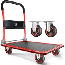 Push Cart Dolly by , Moving Platform Hand Truck, Foldable for Easy Storage an...