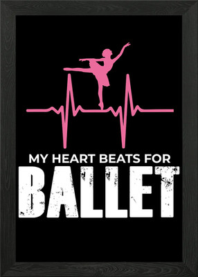 Ballet Dancer Ballerina Framed Wall Art Poster Canvas Print Picture