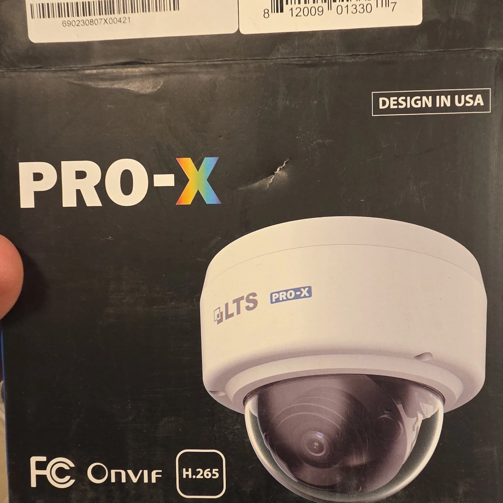 LTS PRO-X LXIP7142W-28M 2.8MM 4MP WDR NETWORK IR FIXED IP67 Ik10 DOME CAMERA