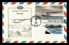 DR WHO 1985 FDC CHINA CLIPPER AIRMAIL POSTAL CARD COMBO R62106