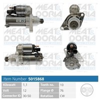 Meat & Doria Starter FüR VW Golf V 1K1 1.4 TSI 1.6 5K1 1.2 6R_ Seat Ibiza IV