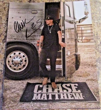 CHASE MATTHEW Country Singer Signed 8x10 Matte Photo (B)