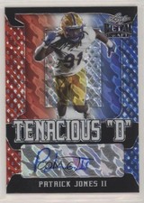 2021 Leaf Metal Draft Red White & Blue Marble 7/7 Patrick Jones II Auto 0c6