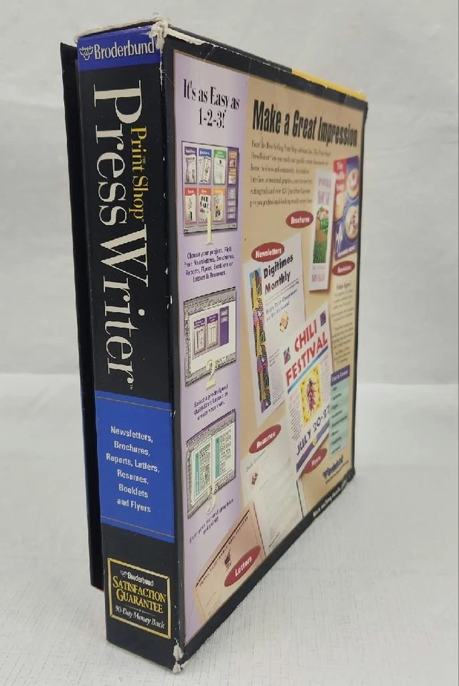 Broderbund The Print Shop Press Writer Windows 95 CD-ROM Big Box - Image 4 of 4