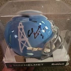 New ListingEarl Campbell Signed Throwback Speed Mini Helmet with HOF Inscription