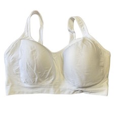 Shapermint TRUEKIND Daily Comfort Wirefree Shaper Bra White NWT 4XL XXXXL