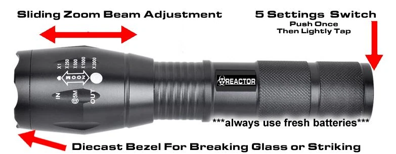 blackhawk rechargeable flashlights LED Flashlight NEW BLACKHAWK! LED Camping & Hiking