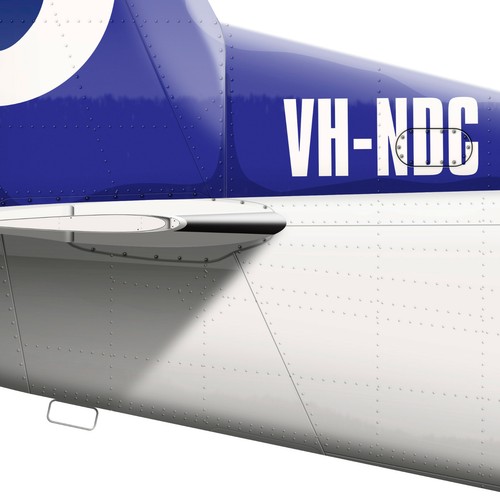 CESSNA 208B VH-NDC HINTERLAND 2021 - A3+ Profile Print - Foto 3 di 4