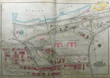 1911 UNIVERSITY HEIGHTS BRONX NY DEVOE PARK R.C. ORPHAN ASYLUM ATLAS MAP