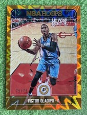 RARE! 2017-18 Panini NBA Hoops GOLD REFRACTOR 75/75 Victor Oladipo #210 & GIFT!