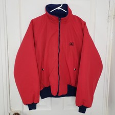 Vintage Pioneer Seed Farming California Imperial Jacket Medium Red Made In USA
