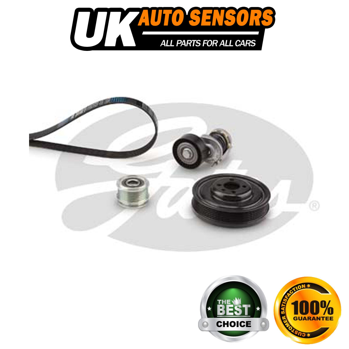 Gates K015035 Timing Belt Kit Fits Audi Volvo VW