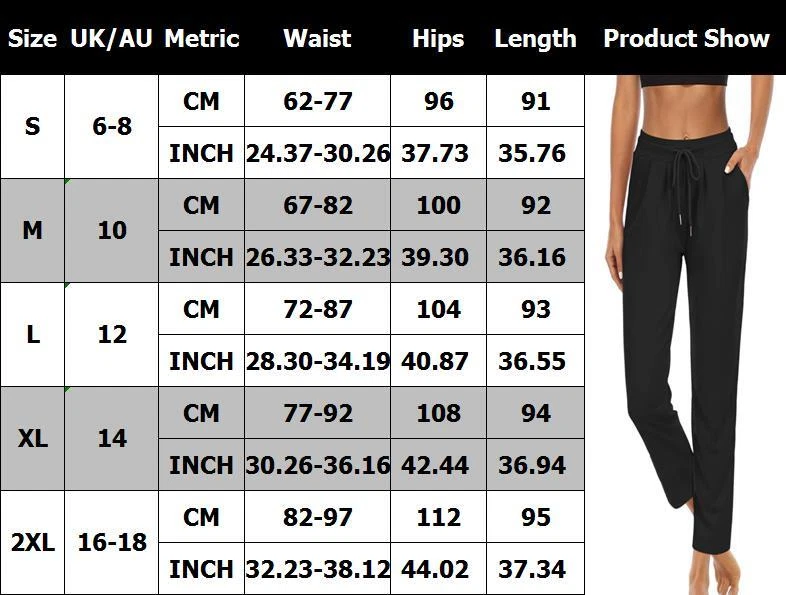 Womens Joggers Tracksuit Bottoms Trousers Casual Jog Elastic Pants