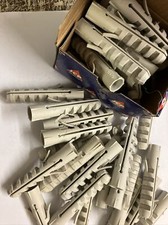 Nylon Plugs, M14. Job Lot Of 56 Heavy duty wall plugs Universal Rawlplugs
