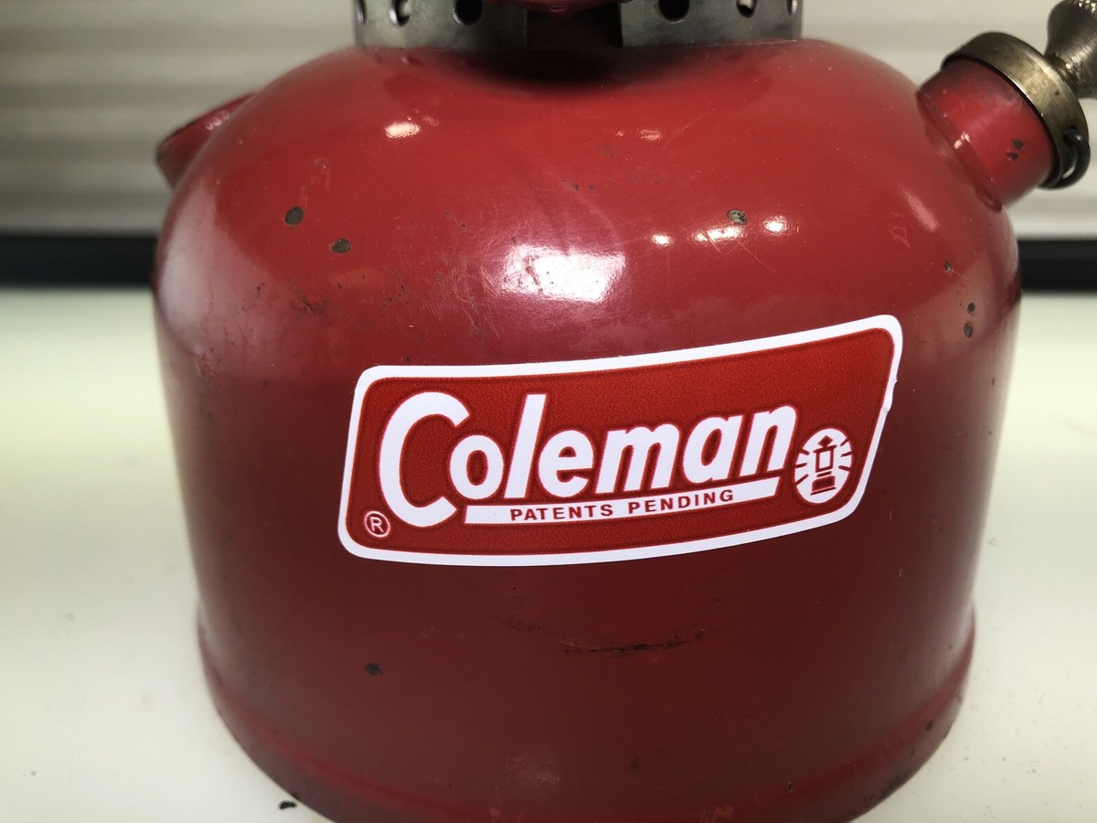 Coleman Model 200A Cherry Red Lantern “Sunshine Of The Night” BORN