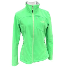 The North Face Apex Bionic Jacket Women's Medium Bionic Green Full Zip Hiking