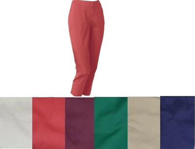 Sonoma Women's Capri Twill Modern Straight size 4, 6, 8, 14 NEW 