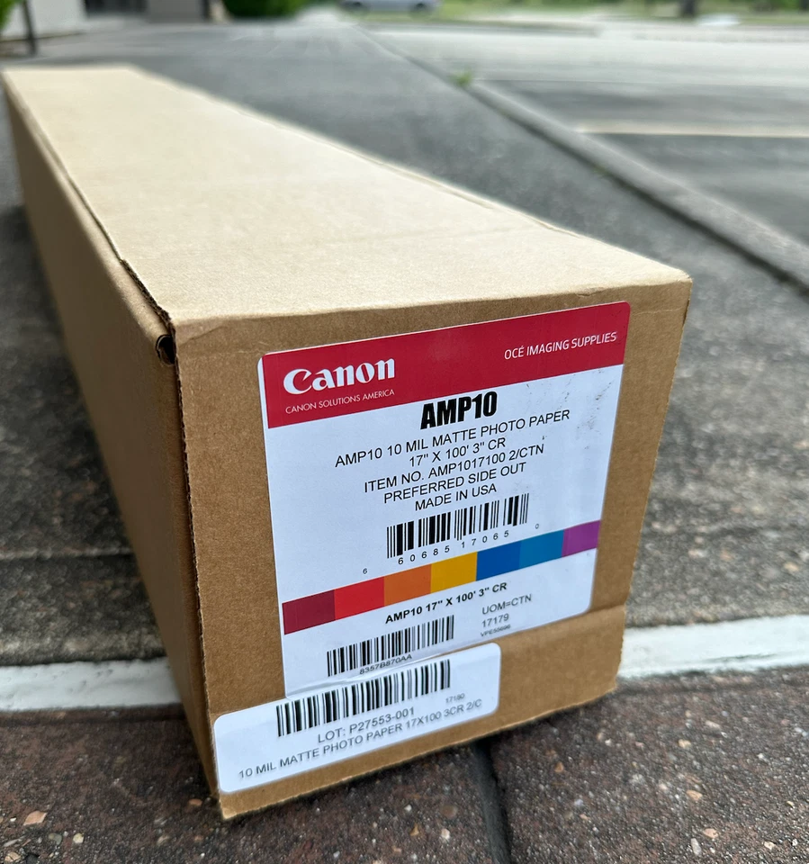 Canon 10 mil Matte Photo Paper - 17" x 100´ 3" CORE - AMP10 2 rolls photography - Image 4 of 4