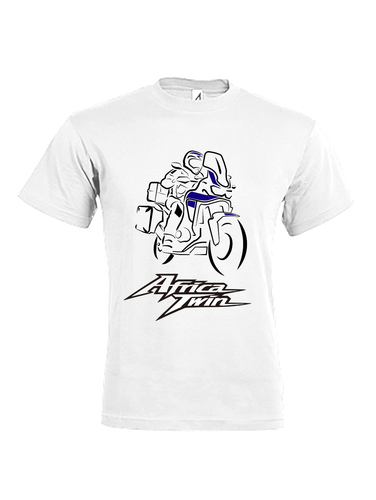 T shirt Uomo in cotone Maglietta Africa Twin estiva a manica corta con  stampa | eBay