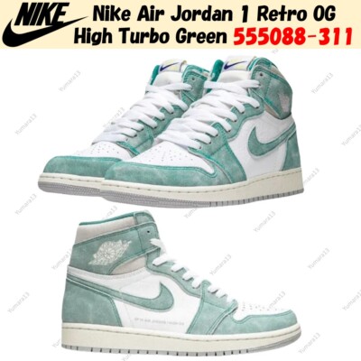 Nike Air Jordan 1 Retro OG High Turbo Green 555088-311 Herren Gr.