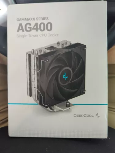 DeepCool GAMMAXX AG400 Single-Tower CPU Cooler, 120mm Fan, Direct-Touch Copper H