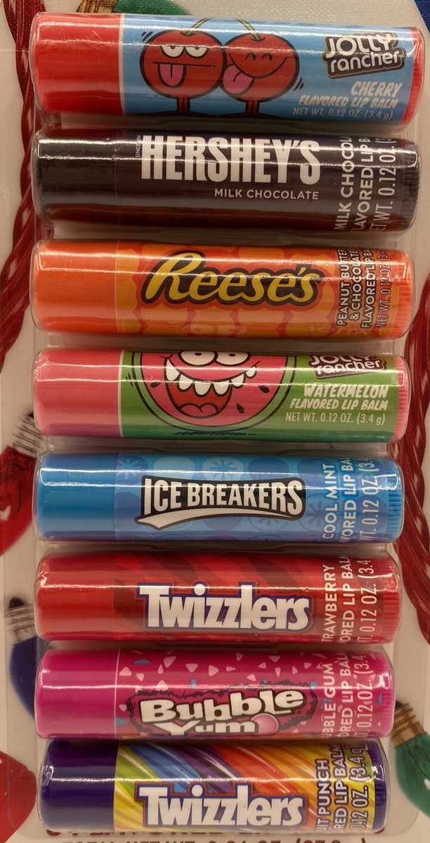 Hershey Candy 8 Flavored Lip Balms | eBay
