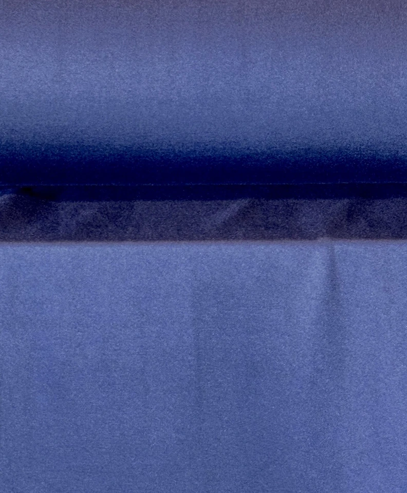 FLEECE KNIT FABRIC POLYCOTTON 64" WIDE TUBULAR NAVY BLUE 9 OZS BY THE YARD - Image 2 of 3