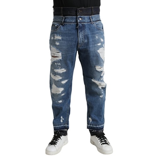 Dolce and Gabbana Damage Crash Denim Pant Jeans - Size 38 | eBay