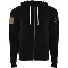 Grunt Style Premium Basic Full Zip Hoodie - Black