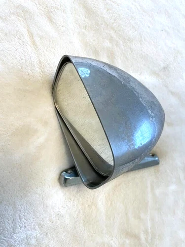 VINTAGE Tex Magnatex ?Chromed  Wing VEHICLE Mirror  RIGHT SIDE Plinth