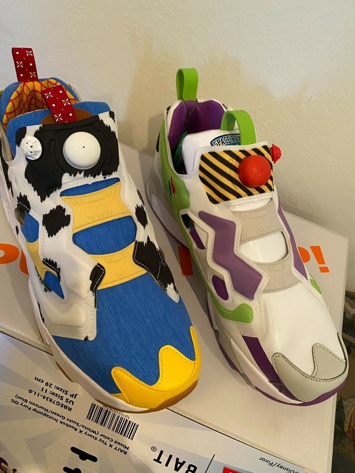 Reebok Instapump Fury x Toy Woody and Buzz Size 11 | eBay